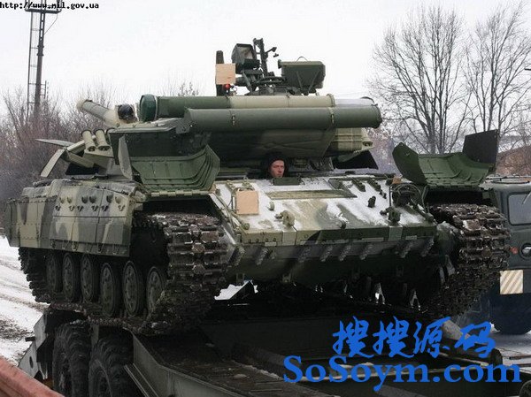 乌克兰第1装甲旅接收改进型T80坦克